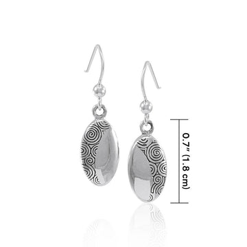 Danu Celtic Elegant Spirals Earrings TER548 - Jewelry